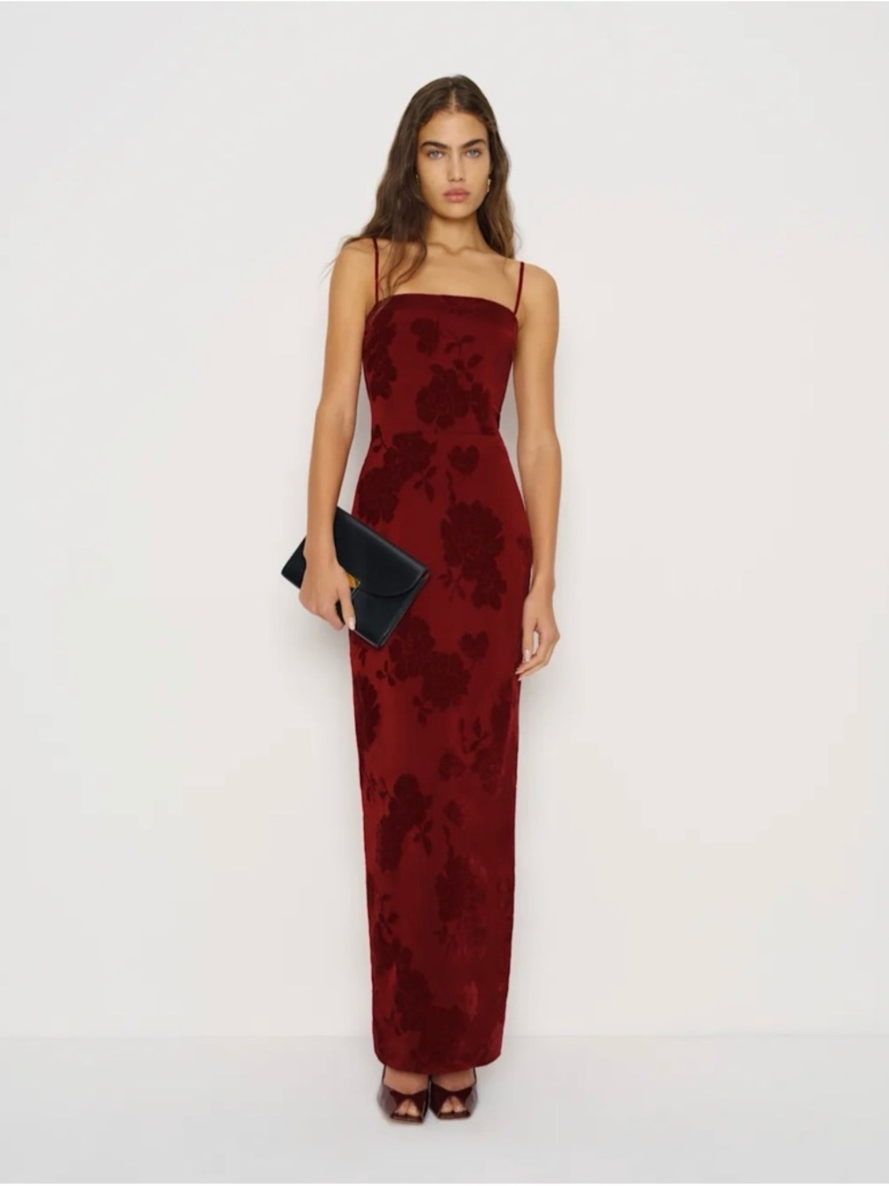 REFORMATION Frankie Dress in Scarlet 10